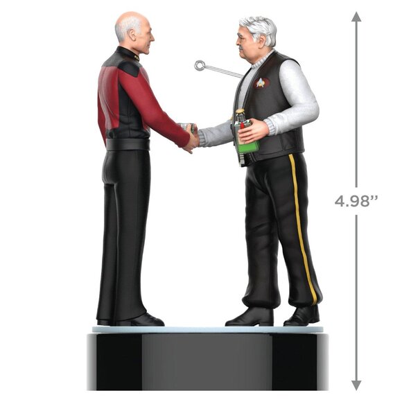 New! Star Trek: The Next Generation Hallmark Keepsake Christmas Ornament + Sound - Picture 3 of 5